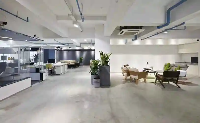 成都办公室装修完工实景 工装装修